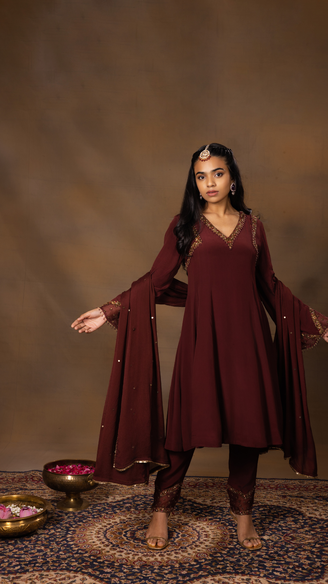 Anarkali with Tapered Cigar Pants