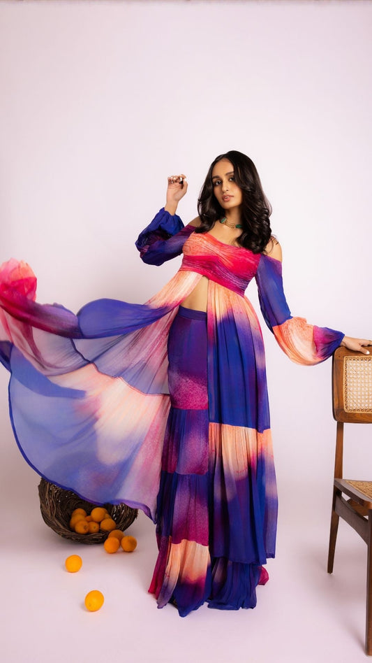 The State of Love Layered Long Palazzo Set