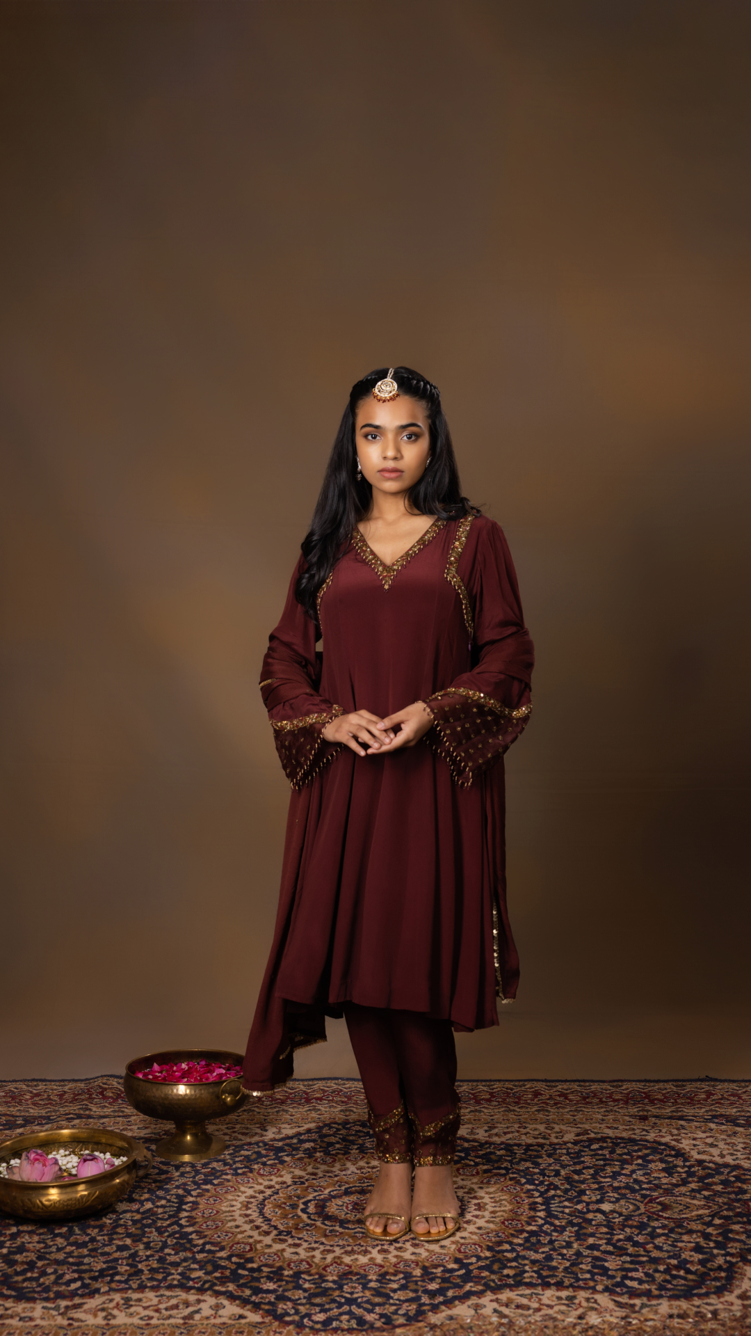 Anarkali with Tapered Cigar Pants