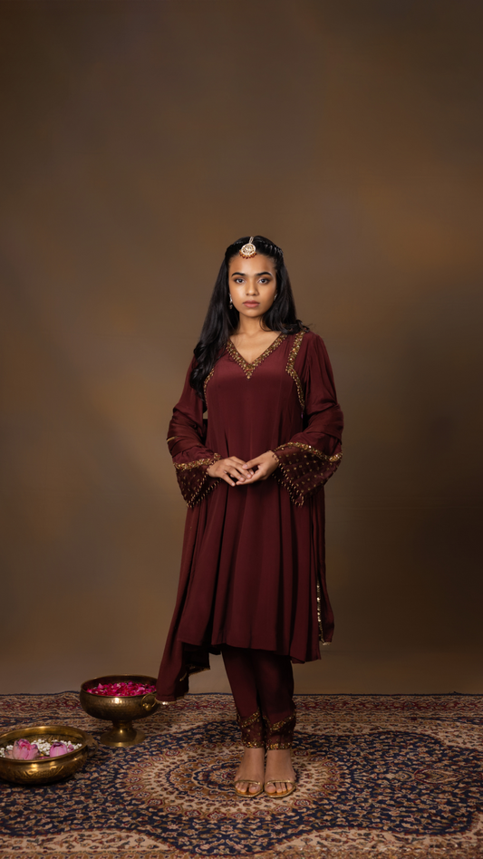 Anarkali with Tapered Cigar Pants