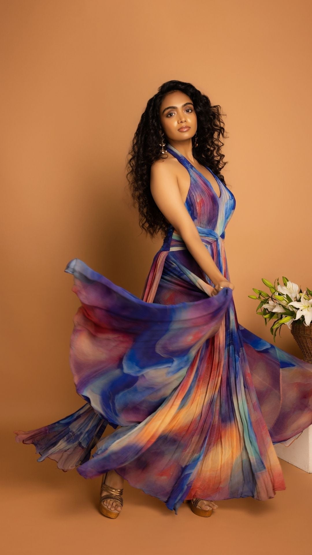 The Chakra Halter Gown